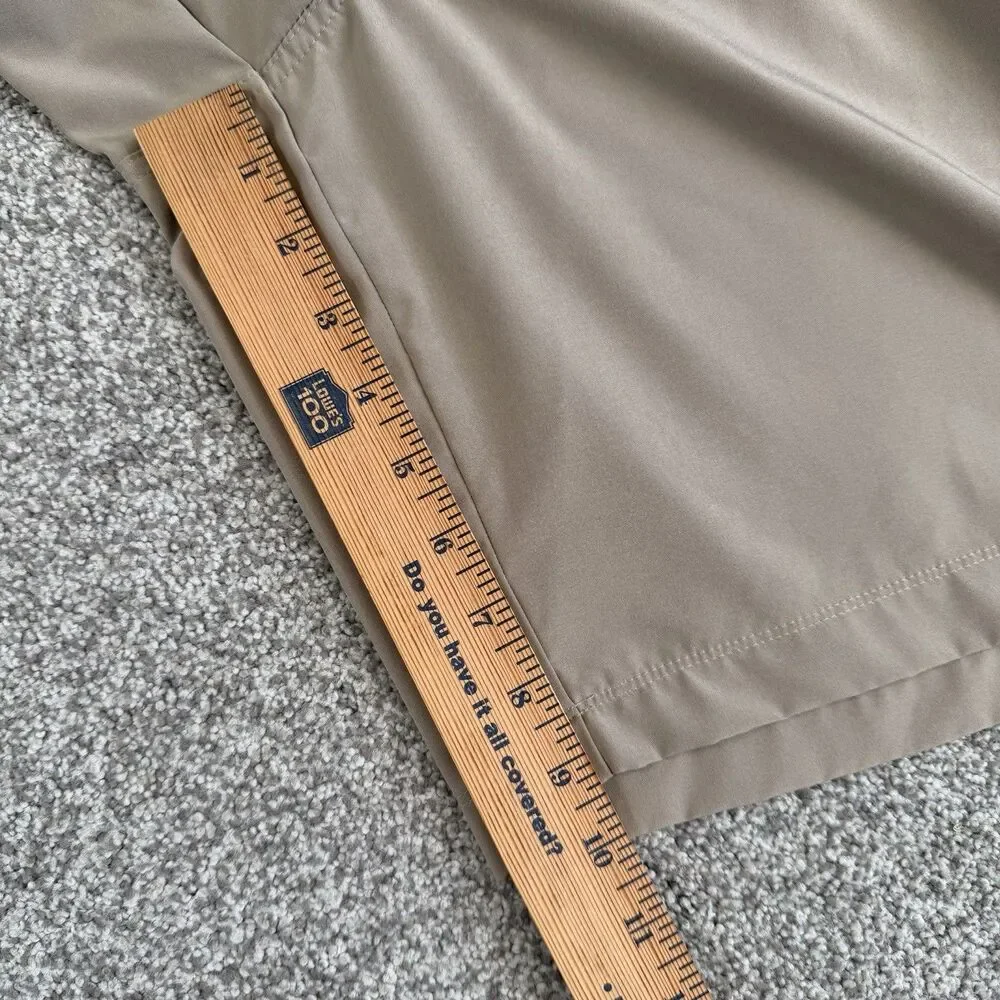 Columbia Eaglecrest Cargo Shorts Mens Lightweight Stretch Hiking Tan Size 40